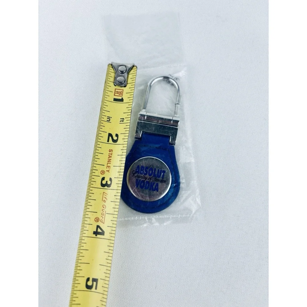 Absolut Vodka Logo Keychain - Liquor Advertising - New‎ - Sweden - Key ring